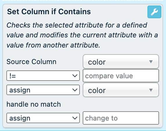 Rule setting variant_option[2].value from the color attribute