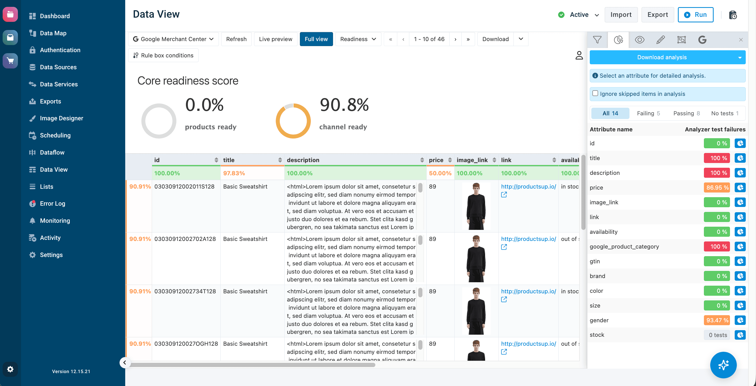 Data View