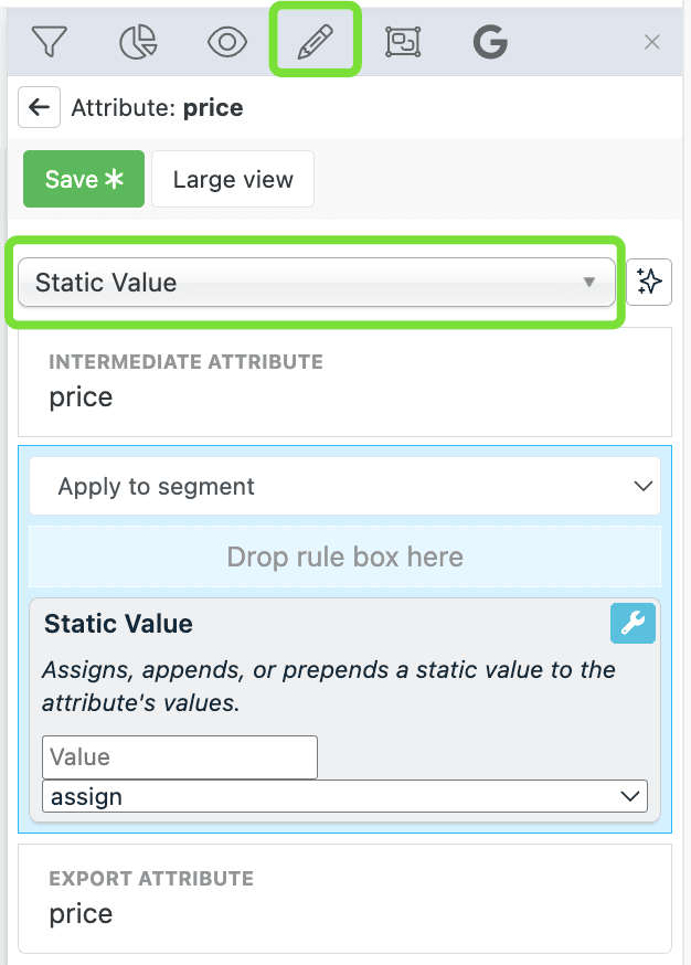 Select a rule box