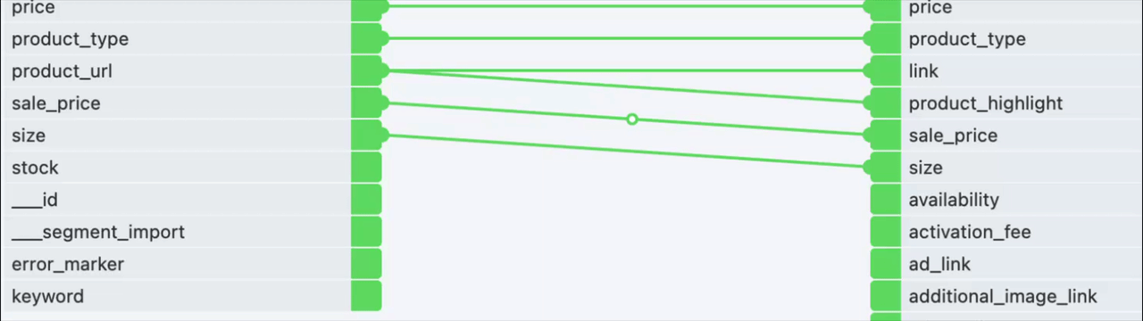 Connecting an import-stage node to an intermediate-stage attribute