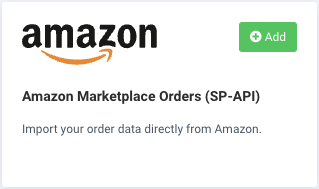 Add the Amazon Marketplace Orders (SP-API) data source in Productsup
