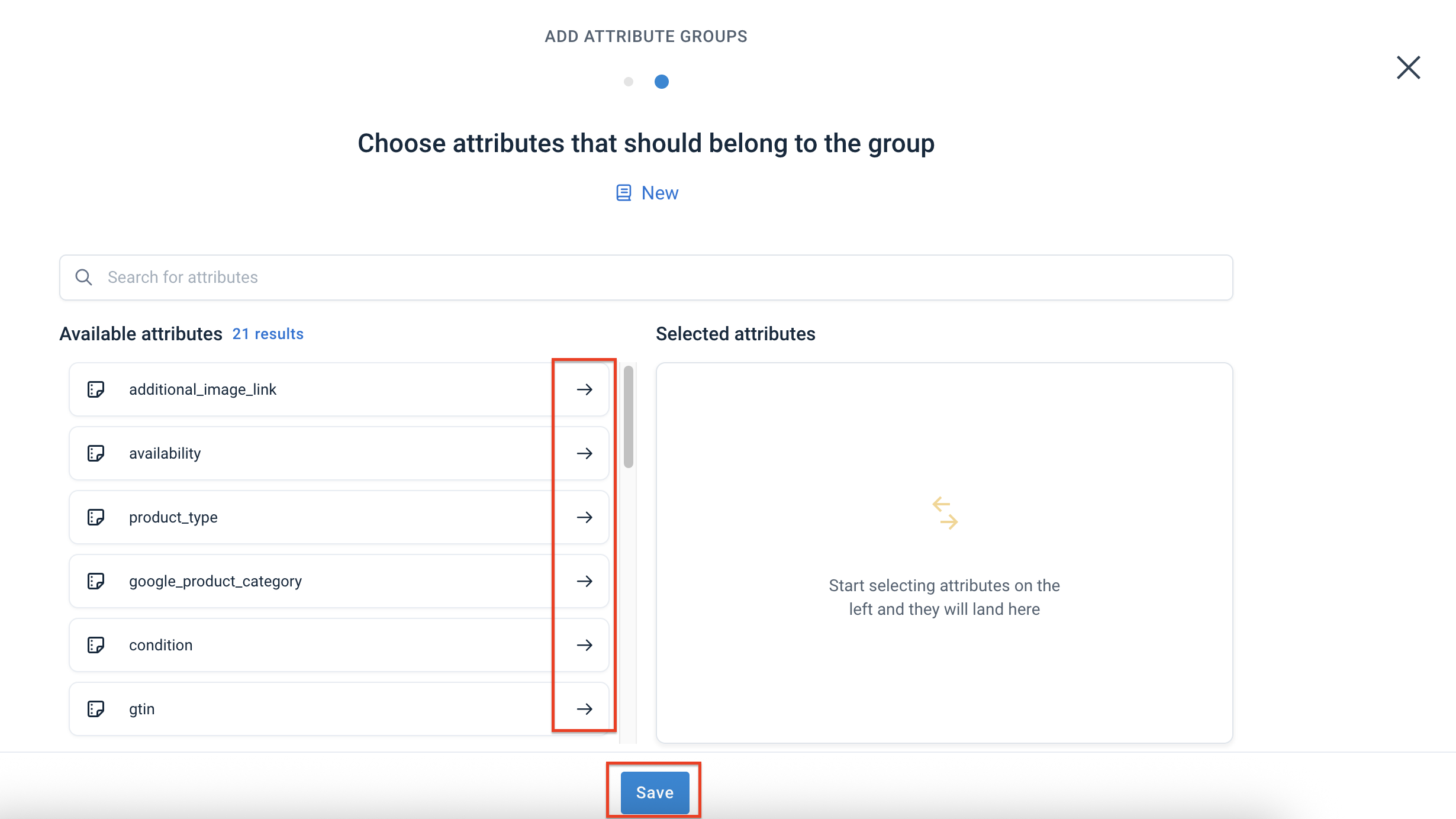 add an attribute to a group