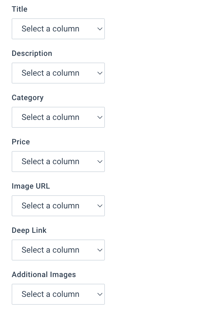 attributes for content catalog portal set up