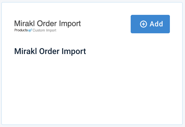 Mirakl Order Import