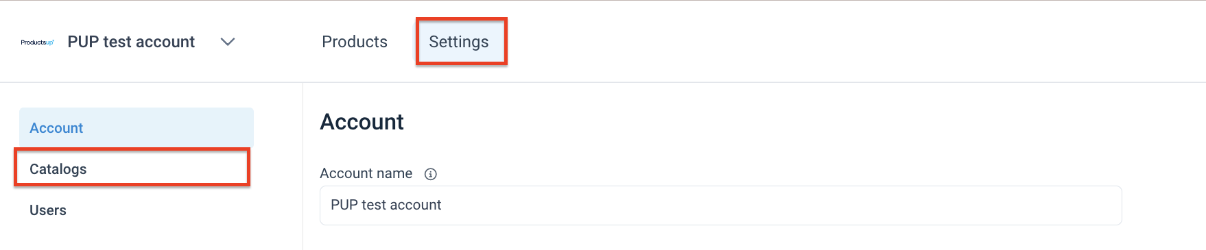 Content Portal - Catalog tab