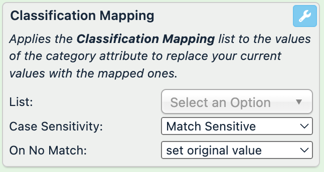 Classification Mapping