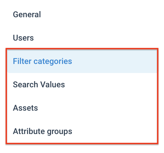 Define what users can see