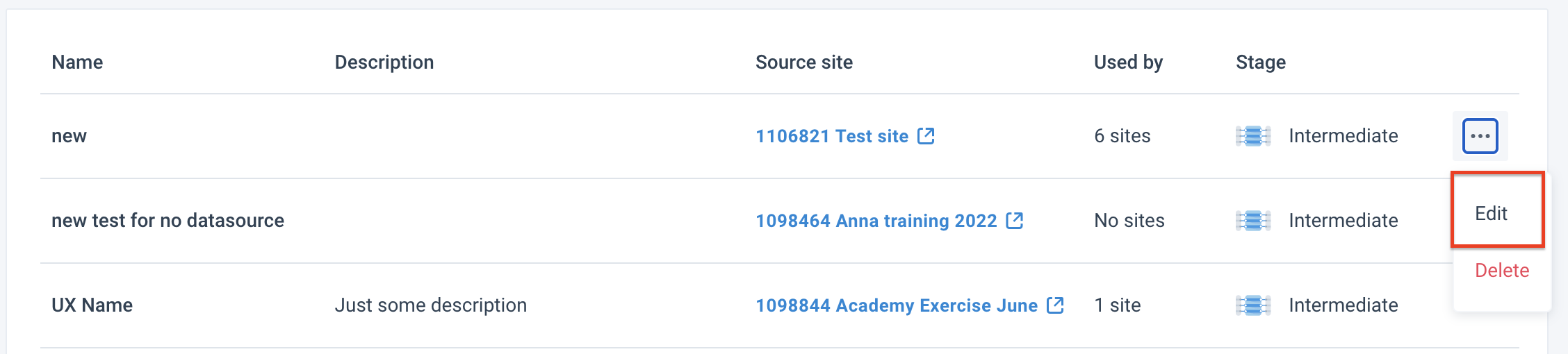 Edit shared dataflow