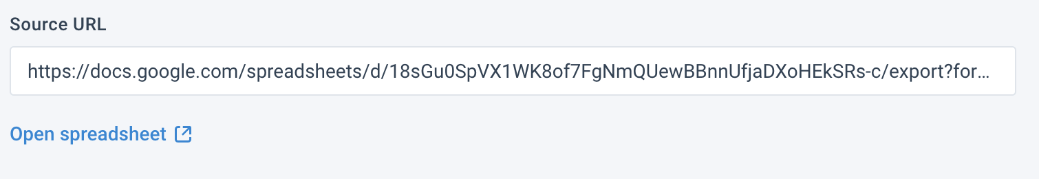Source URL with a newly-generated URL