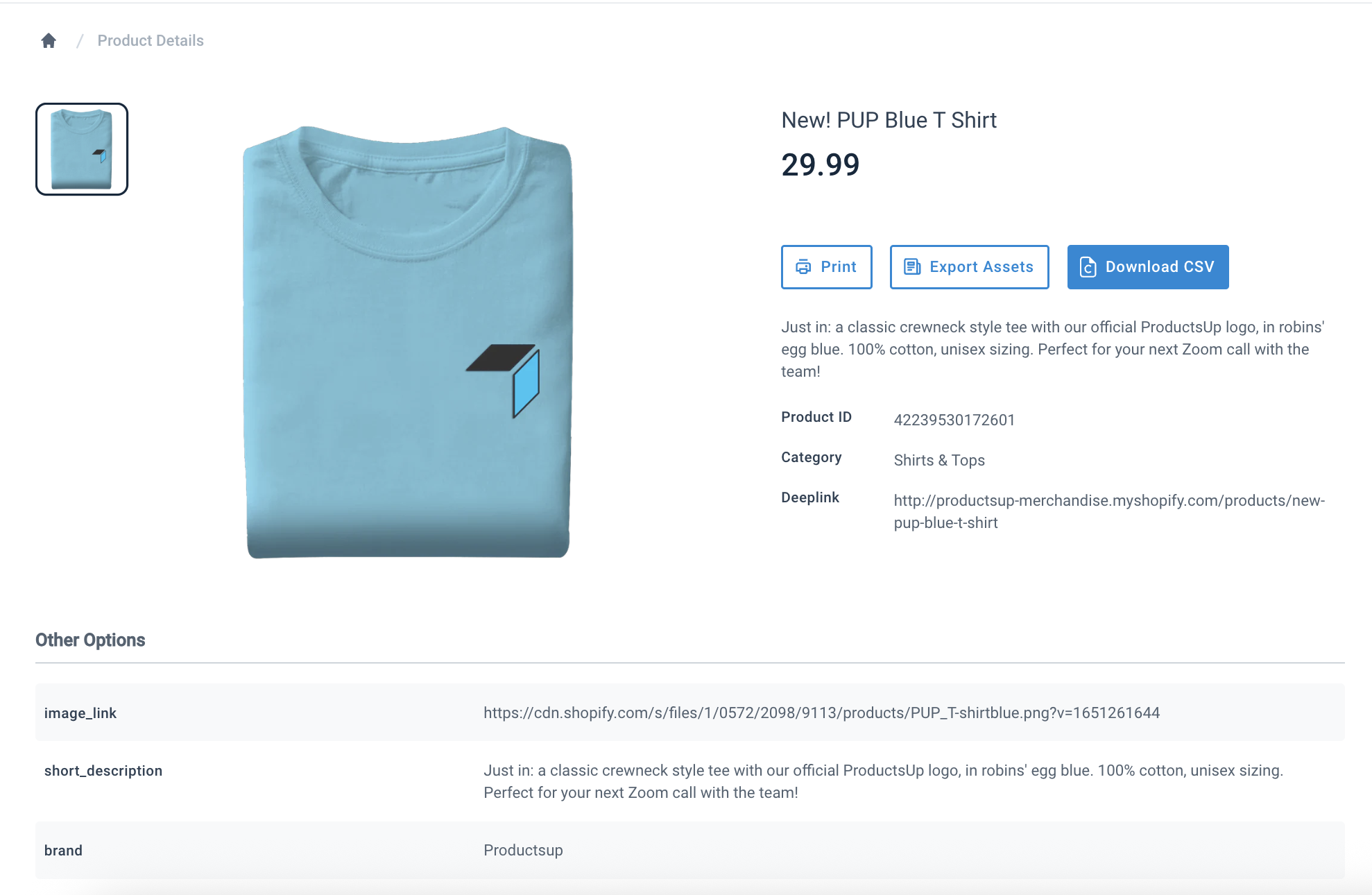 Product description