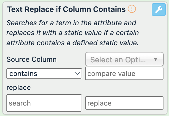 Text Replace if Column Contains