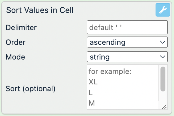 Sort Value in Cell