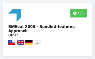 Add BMEcat2005 - Bundled-features Approach export channel