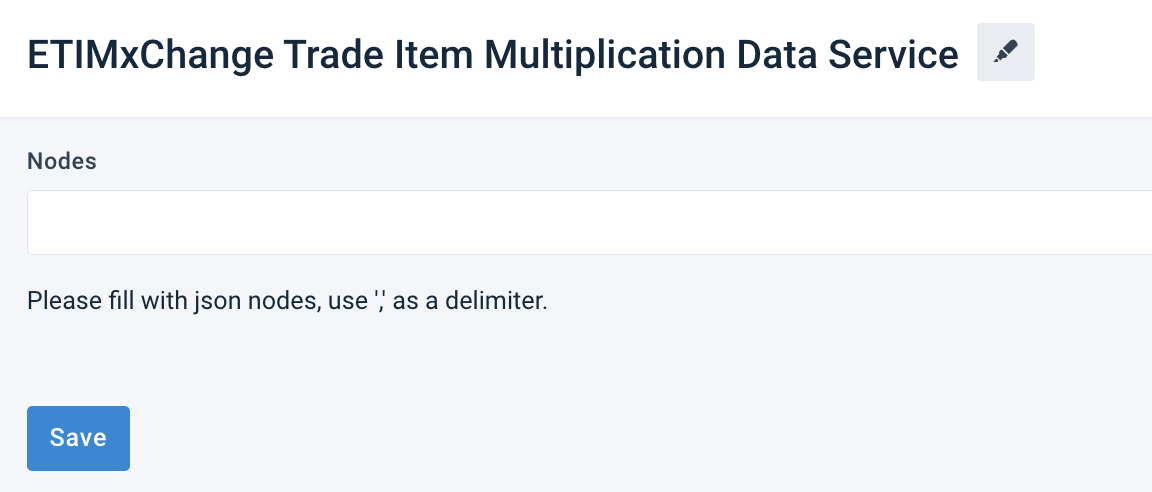 ETIM xChange data service