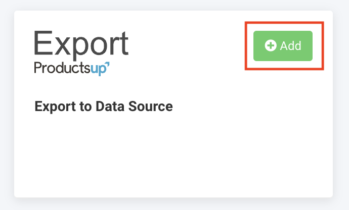 Export to Data Source