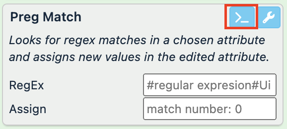 Regex generator icon