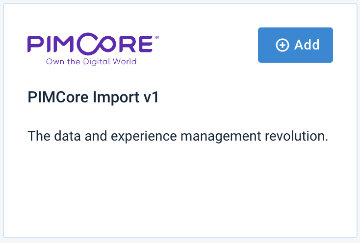 Pimcore data source