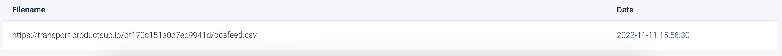 Generated export file for over 10K products is sent to Productsup Server