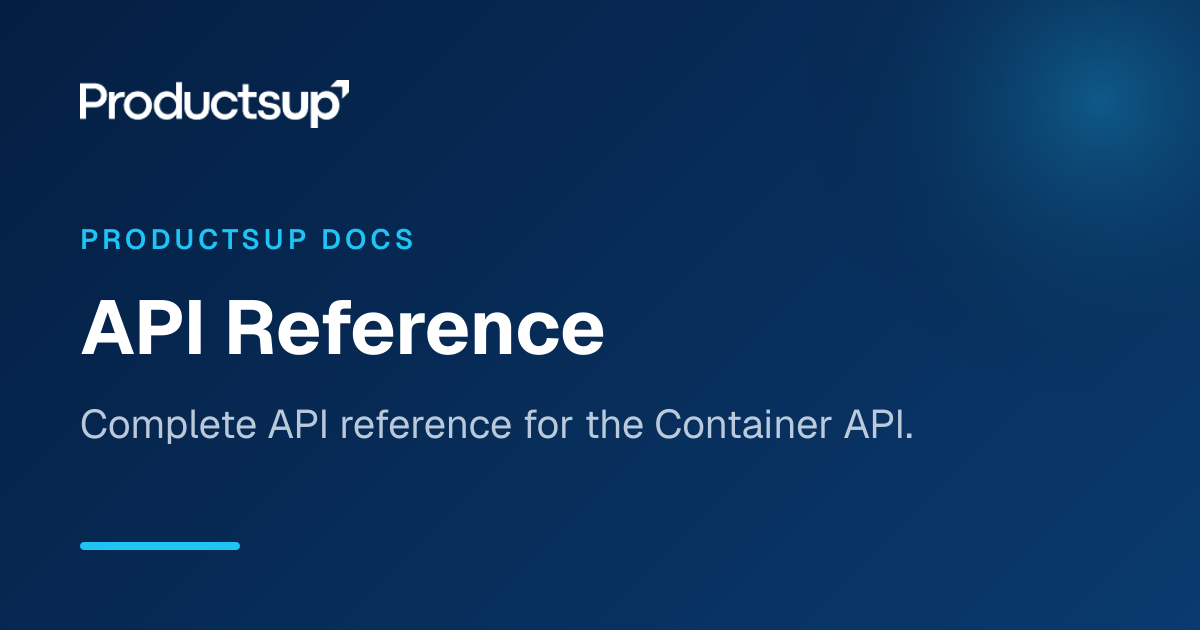 API Reference