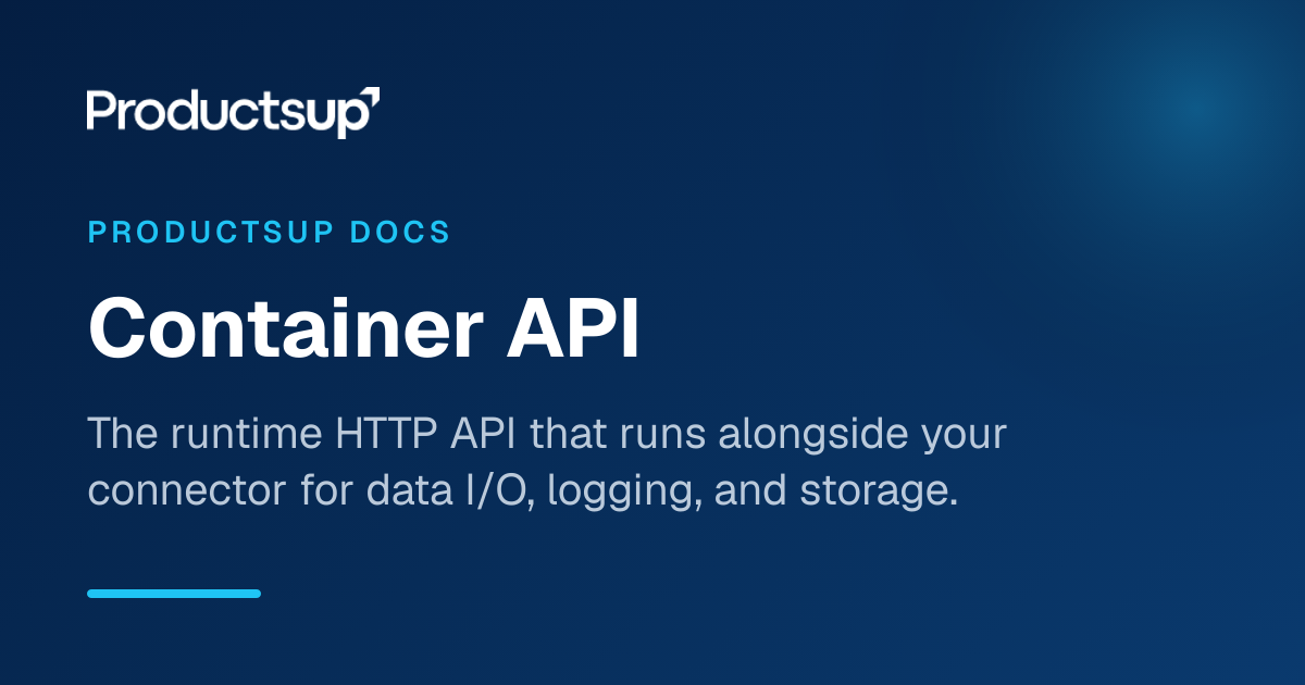 Container API