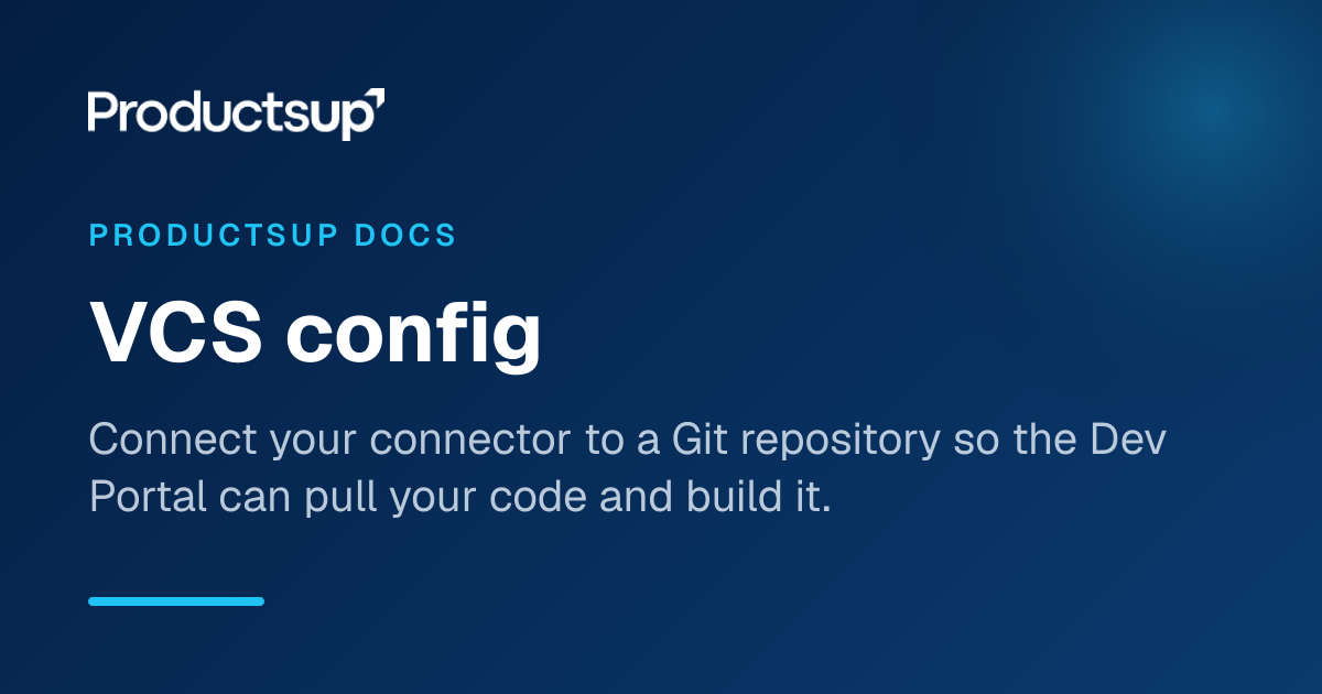 VCS config