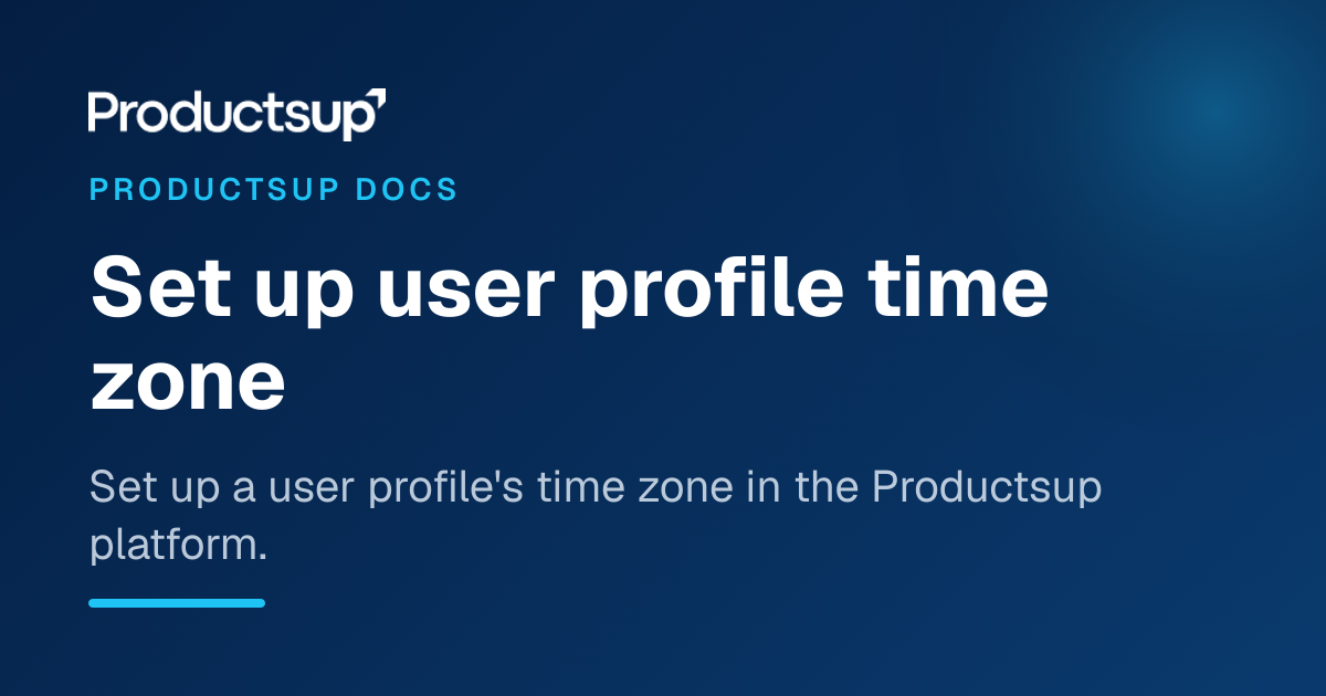 Two Time Users Set up user profile time zone