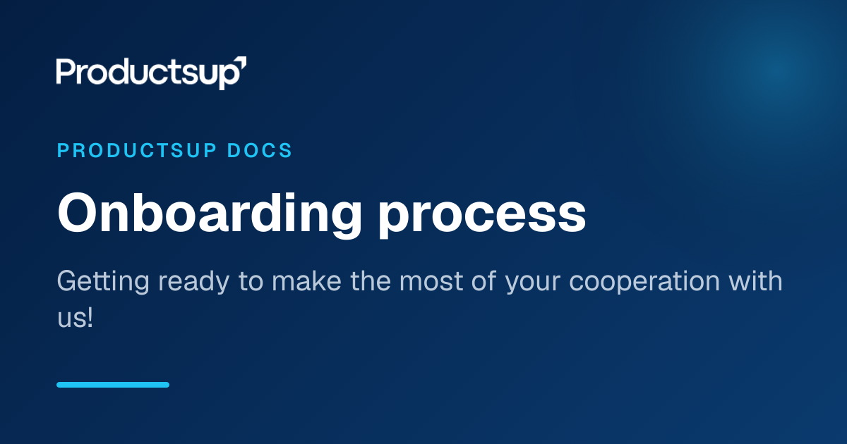 Onboarding process