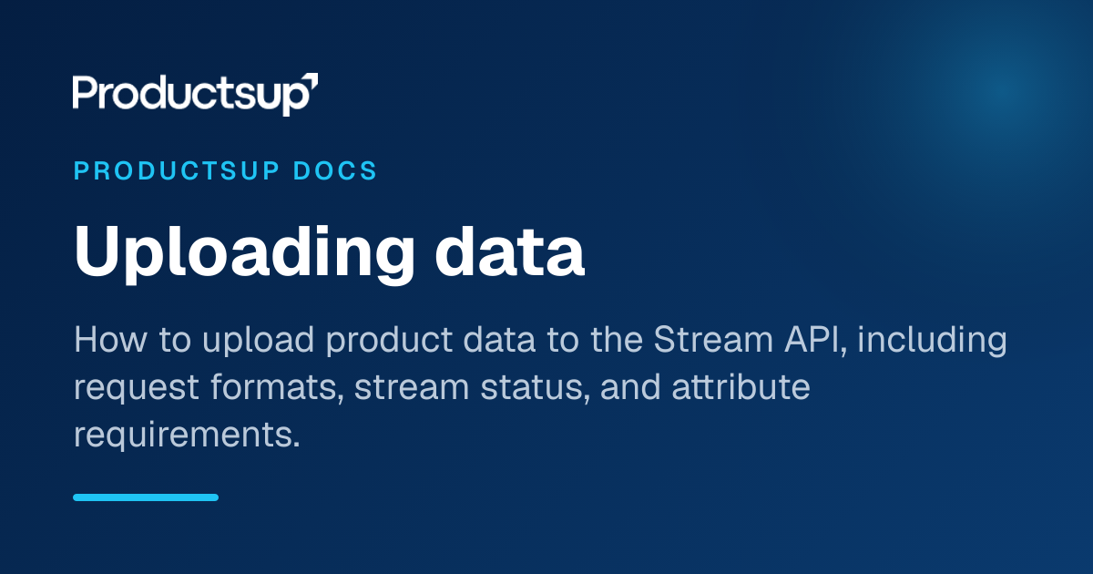 Uploading Data